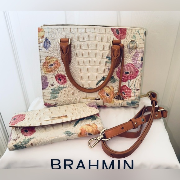 Brahmin Handbags - Brahmin Multi Papaver Anywhere Convertible and Modern Checkbook Wallet Set